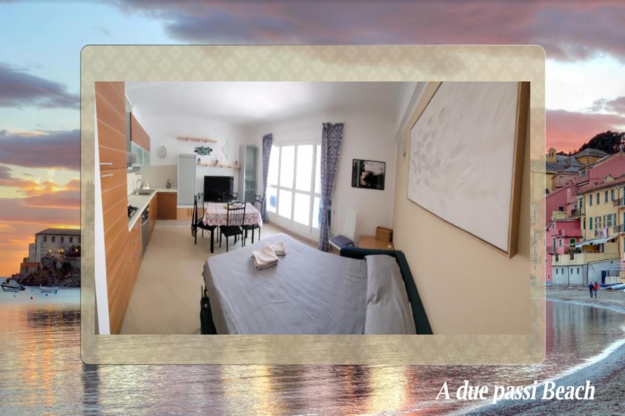 A Due Passi Beach Apartman Sestri Levante Kültér fotó